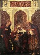 Lodovico Mazzolino, Madonna and Child with Saints